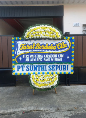 Papan Bunga Duka di Kadia